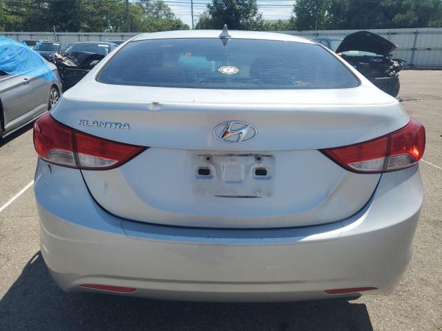 KMHDH4AE2CU394976 - 2012 HYUNDAI ELANTRA GLS SILVER photo 6