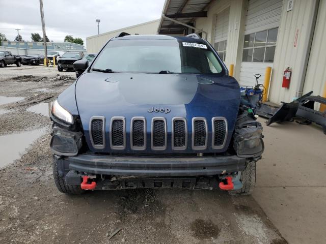 1C4PJMBX4JD555122 - 2018 JEEP CHEROKEE TRAILHAWK ლურჯი ფოტო 5