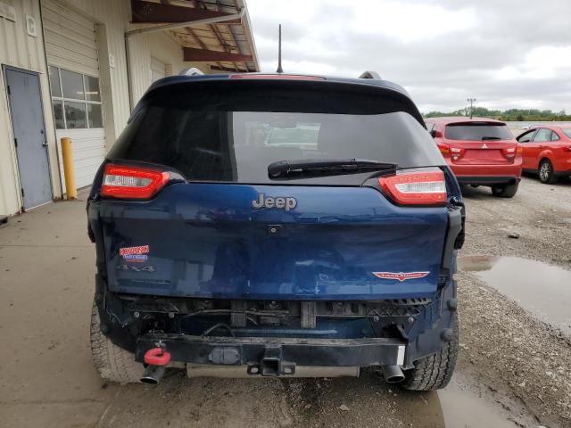 1C4PJMBX4JD555122 - 2018 JEEP CHEROKEE TRAILHAWK ლურჯი ფოტო 6