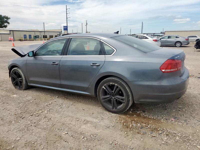 1VWBS7A30EC047052 - 2014 VOLKSWAGEN PASSAT SE فضي صورة 2