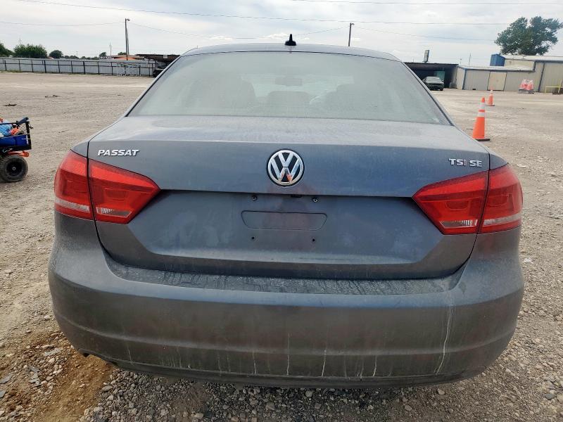 1VWBS7A30EC047052 - 2014 VOLKSWAGEN PASSAT SE فضي صورة 6