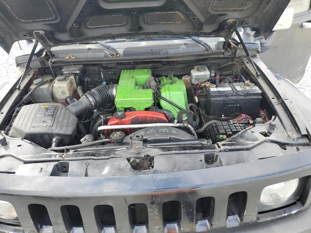 5GNEN13E398148050 - 2009 HUMMER H3T BLACK photo 12