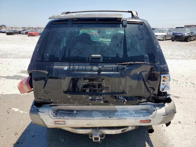 JN8DR09X51W561658 - 2001 NISSAN PATHFINDER LE Սև լուսանկար 6