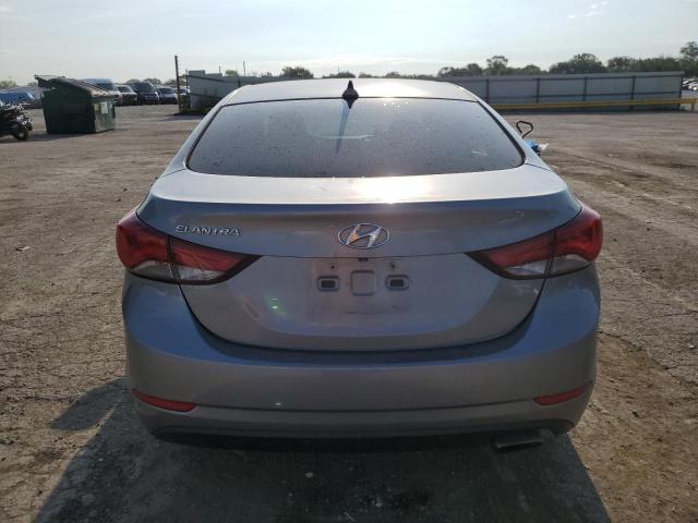 KMHDH4AH6EU060883 - 2014 HYUNDAI ELANTRA SE SILVER photo 6