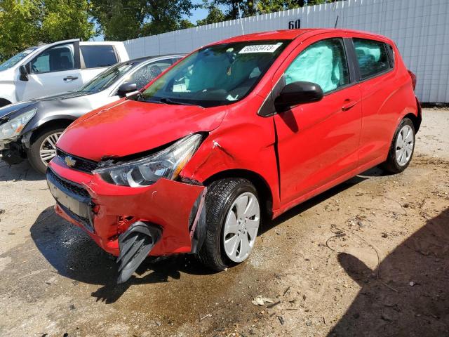 KL8CB6SA8HC761720 - 2017 CHEVROLET SPARK LS RED photo 1