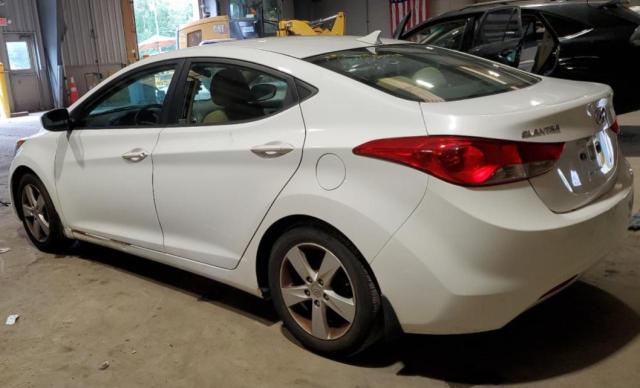 5NPDH4AE9DH409425 - 2013 HYUNDAI ELANTRA GLS WHITE photo 2