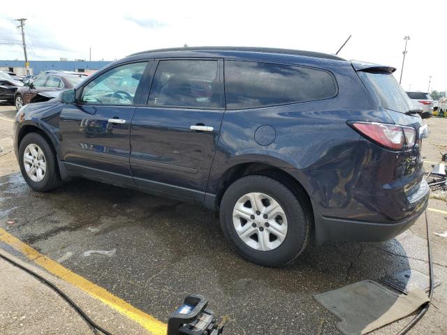 1GNKRFED3FJ368132 - 2015 CHEVROLET TRAVERSE LS BLUE photo 2