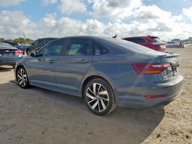 3VW5T7BUXKM197049 - 2019 VOLKSWAGEN JETTA GLI Մոխրագույն լուսանկար 2