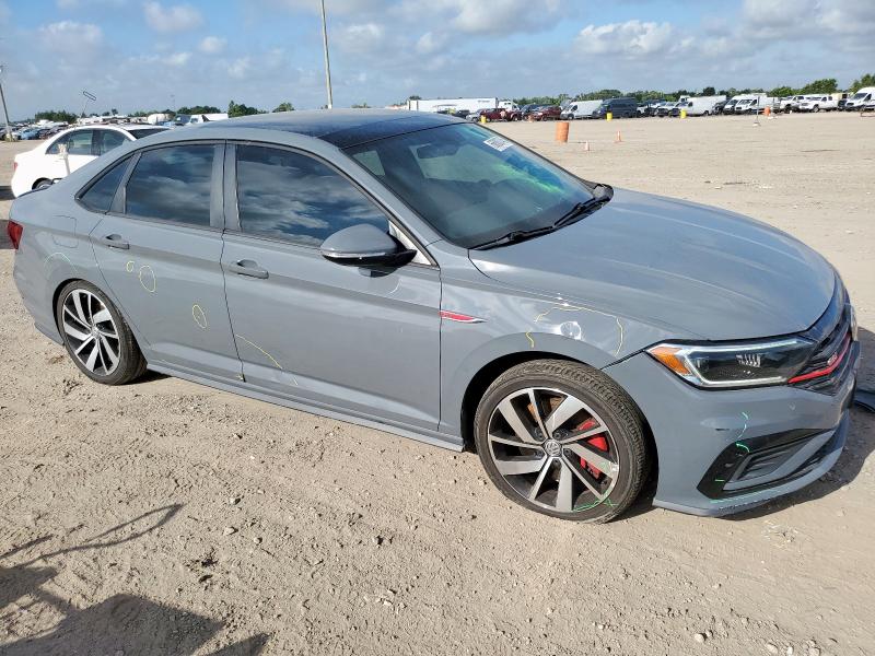 3VW5T7BUXKM197049 - 2019 VOLKSWAGEN JETTA GLI Մոխրագույն լուսանկար 4