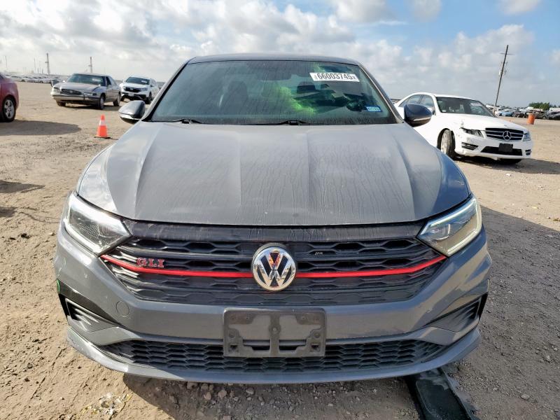 3VW5T7BUXKM197049 - 2019 VOLKSWAGEN JETTA GLI Մոխրագույն լուսանկար 5