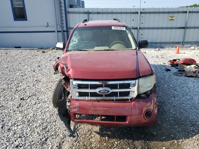 1FMCU0DG6AKC83384 - 2010 FORD ESCAPE XLT BURGUNDY photo 5