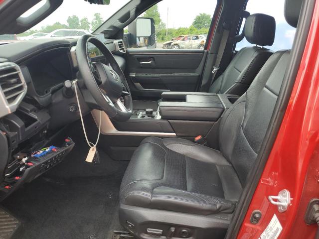 5TFNA5DB6NX032395 - 2022 TOYOTA TUNDRA CREWMAX PLATINUM წითელი ფოტო 7