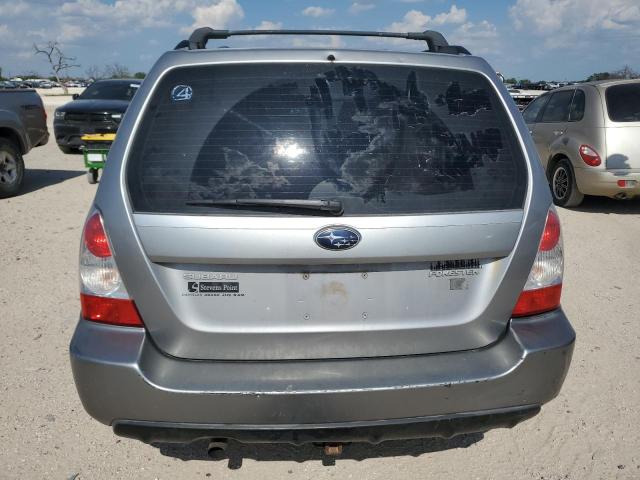 JF1SG63617H734669 - 2007 SUBARU FORESTER 2.5X SILVER photo 6