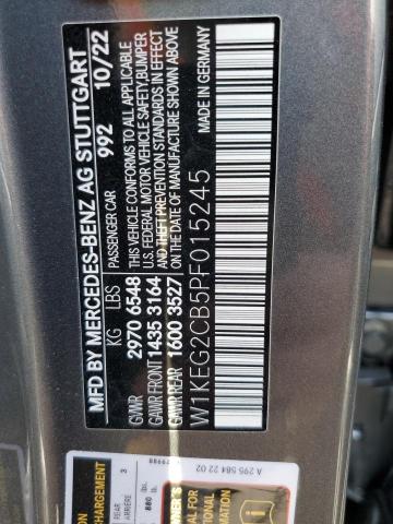 W1KEG2CB5PF015245 - 2023 MERCEDES-BENZ EQE SEDAN 500 4MATIC GRAY photo 13