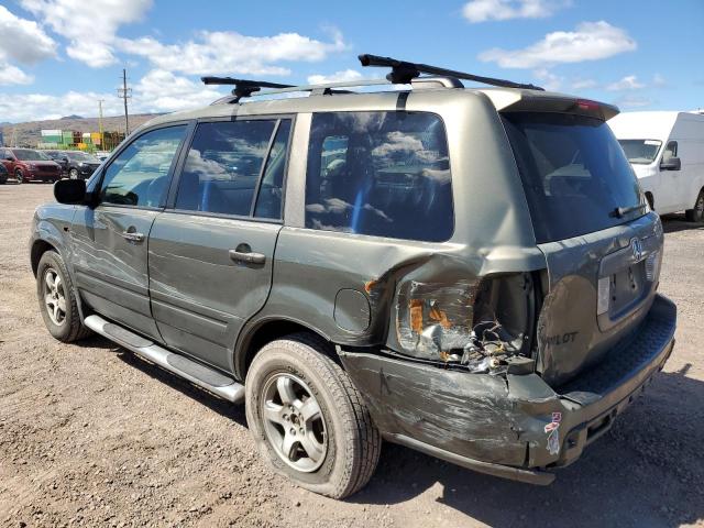 2HKYF18686H506025 - 2006 HONDA PILOT EX GREEN photo 2