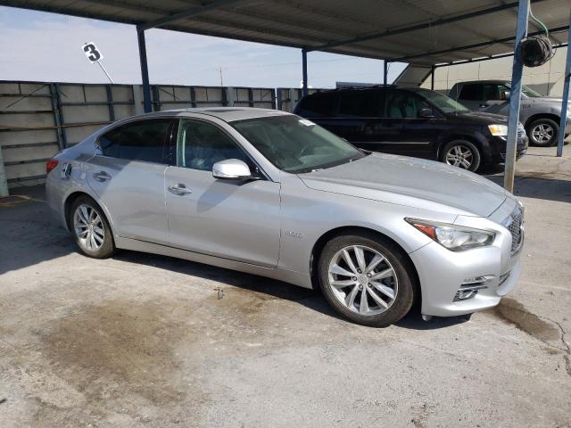 JN1AV7APXEM691101 - 2014 INFINITI Q50 HYBRID PREMIUM SILVER photo 4