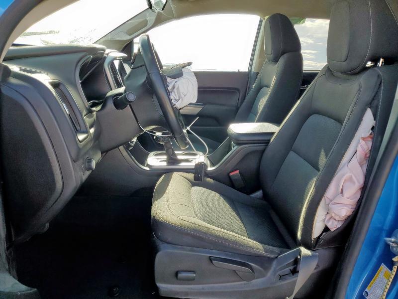 1GCGSCEAXM1210858 - 2021 CHEVROLET COLORADO LT BLUE photo 7