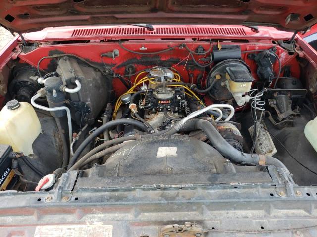 1GCDC14H5GF407978 - 1986 CHEVROLET C10 RED photo 11