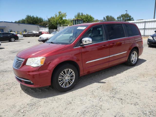 2C4RC1CG0ER171034 - 2014 CHRYSLER TOWN & COU TOURING L MAROON photo 1