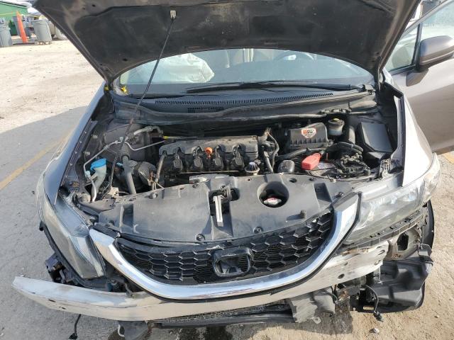 19XFB2F97EE035347 - 2014 HONDA CIVIC EXL GRAY photo 11