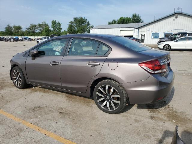 19XFB2F97EE035347 - 2014 HONDA CIVIC EXL GRAY photo 2