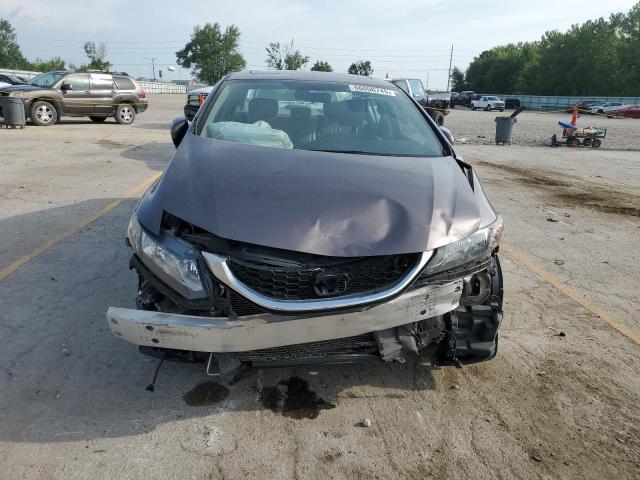 19XFB2F97EE035347 - 2014 HONDA CIVIC EXL GRAY photo 5