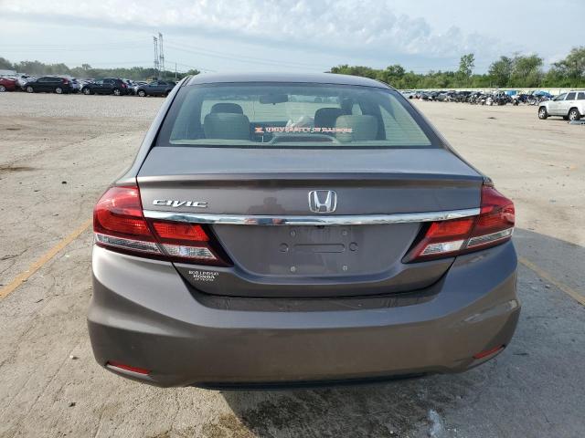 19XFB2F97EE035347 - 2014 HONDA CIVIC EXL GRAY photo 6