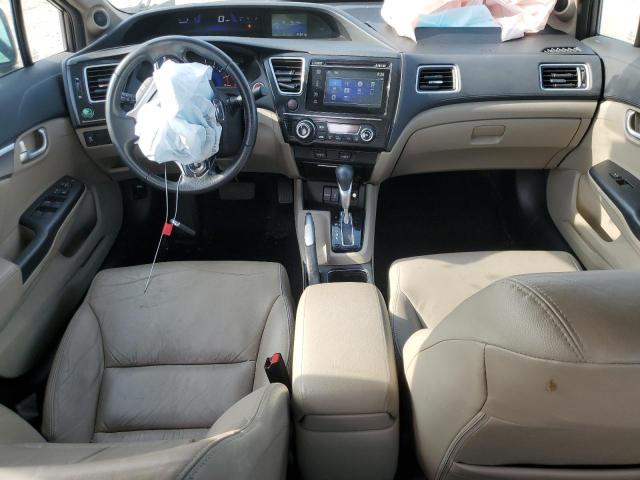 19XFB2F97EE035347 - 2014 HONDA CIVIC EXL GRAY photo 8