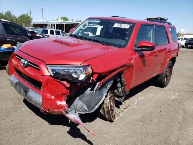 JTEBU5JR0L5775330 - 2020 TOYOTA 4RUNNER SR5/SR5 PREMIUM 红色 照片 1