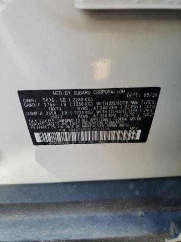 4S4BTGPD0L3257711 - 2020 SUBARU OUTBACK TOURING LDL Սպիտակ լուսանկար 12