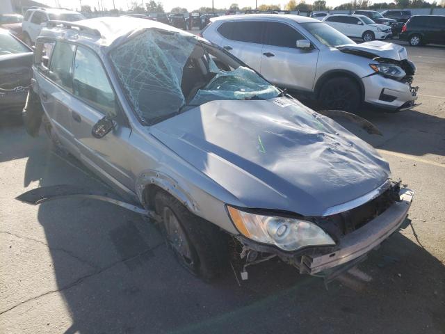 4S4BP60C787346479 - 2008 SUBARU OUTBACK SILVER photo 1