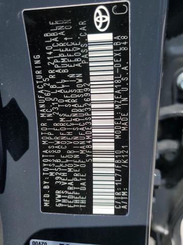 5YFB4MDE3SP326992 - 2025 TOYOTA COROLLA LE 灰色 照片 13