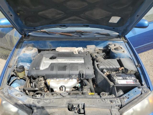 KMHDN46D55U146006 - 2005 HYUNDAI ELANTRA GLS BLUE photo 11