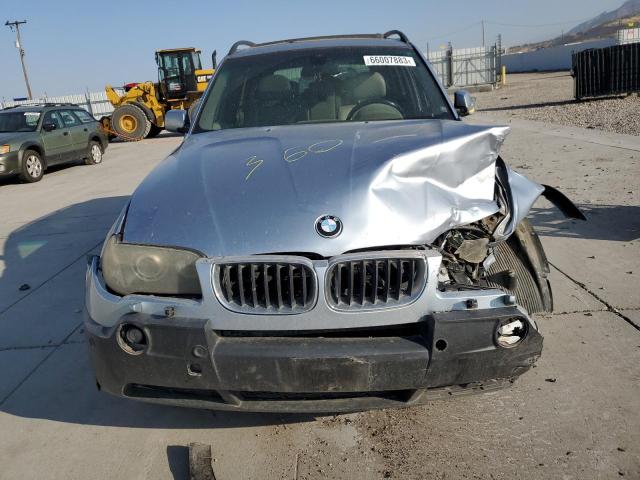 WBXPA93415WD03717 - 2005 BMW X3 3.0I SILVER photo 5