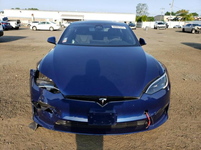 5YJSA1E56PF522093 - 2023 TESLA MODEL S أزرق صورة 5