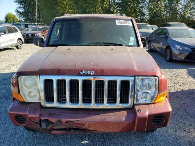 1J8HG48KX7C586669 - 2007 JEEP COMMANDER BURGUNDY photo 5