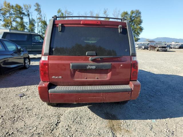 1J8HG48KX7C586669 - 2007 JEEP COMMANDER BURGUNDY photo 6