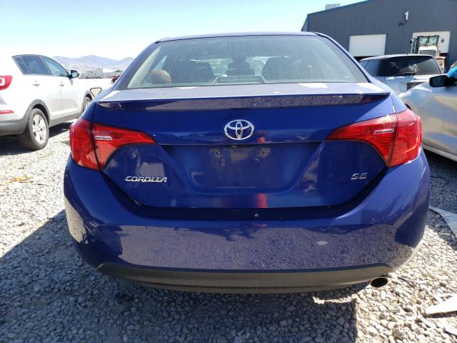 2T1BURHE0HC882323 - 2017 TOYOTA COROLLA L BLUE photo 6