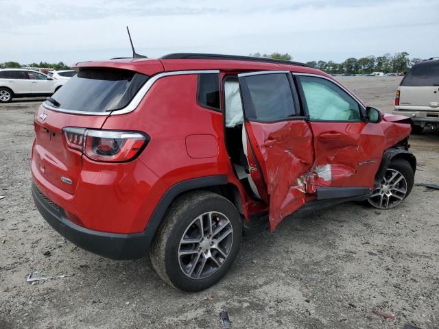 3C4NJCBB2JT495227 - 2018 JEEP COMPASS LATITUDE RED photo 3