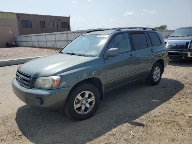 JTEDP21A170133498 - 2007 TOYOTA HIGHLANDER SPORT GREEN photo 1