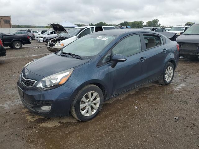 KNADN4A35D6158773 - 2013 KIA RIO EX BLUE photo 1