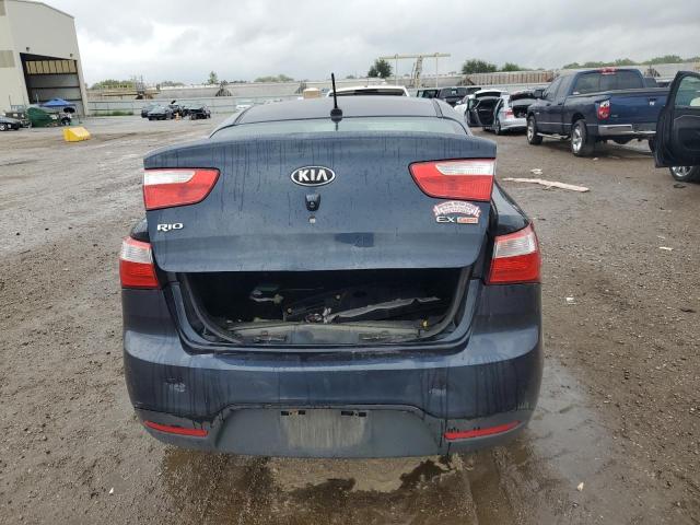 KNADN4A35D6158773 - 2013 KIA RIO EX BLUE photo 6