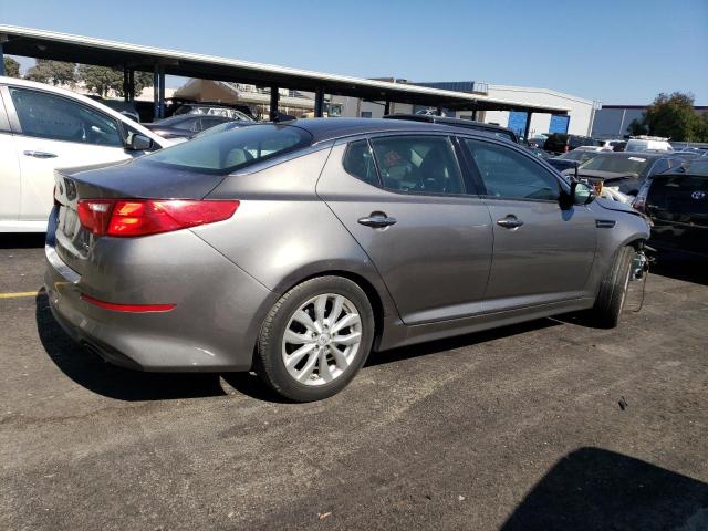 5XXGN4A76FG441349 - 2015 KIA OPTIMA EX GRAY photo 3