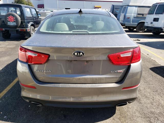 5XXGN4A76FG441349 - 2015 KIA OPTIMA EX GRAY photo 6