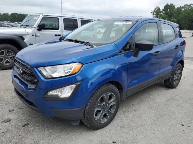 MAJ3S2FE5LC316198 - 2020 FORD ECOSPORT S BLUE photo 1