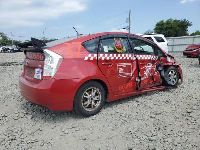 JTDKN3DU2A0023645 - 2010 TOYOTA PRIUS 红色 照片 3