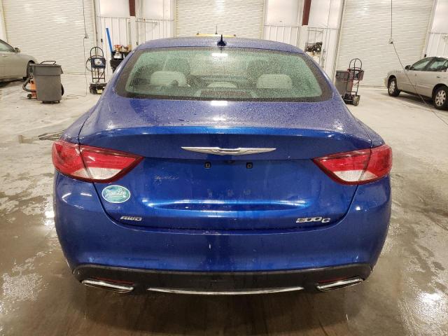 1C3CCCEGXFN686771 - 2015 CHRYSLER 200 C BLUE photo 6