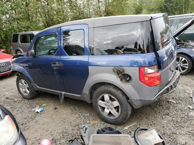 5J6YH28573L031069 - 2003 HONDA ELEMENT EX BLUE photo 2