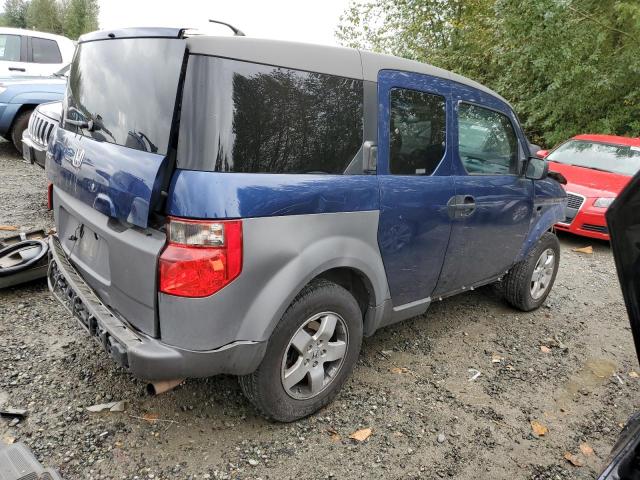 5J6YH28573L031069 - 2003 HONDA ELEMENT EX BLUE photo 3