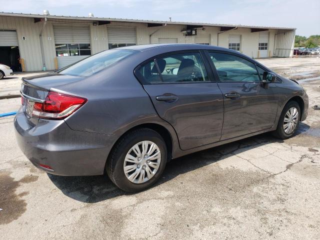 19XFB2F53FE021816 - 2015 HONDA CIVIC LX GRAY photo 3